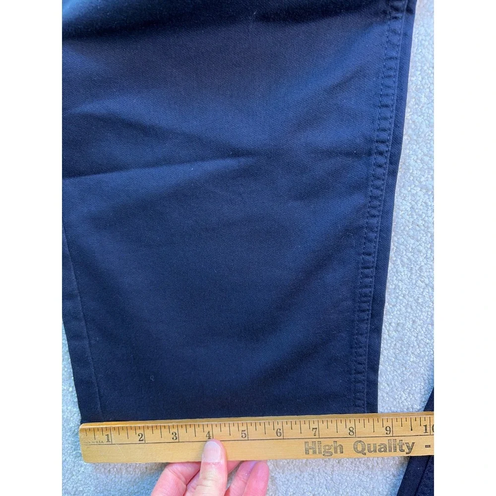 Banana Republic 5 Pocket Pant Mens 40x32 Black‎ Straight Fit Stretch Chino NEW